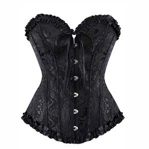 women’s lace up corset body shaper